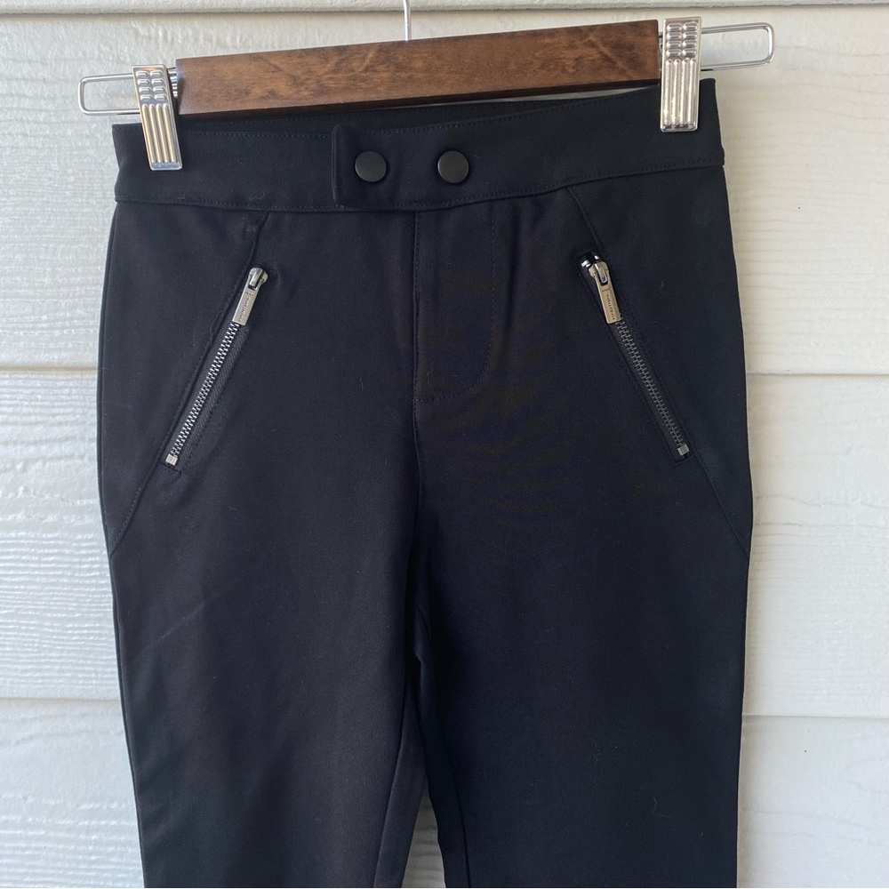 HABITUAL Black Stretch Skinny Carson Ponte Pants SIZE 7-8 - Picture 3 of 11